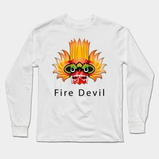 Traditional face mask design Long Sleeve T-Shirt